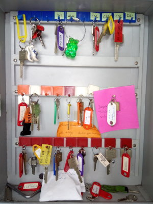 NL 105 Bilderstrecke 08 Ein voller Schlüsselschrank